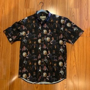 NWOT RSVLTS “Threat Level Midnight” Shirt - Large